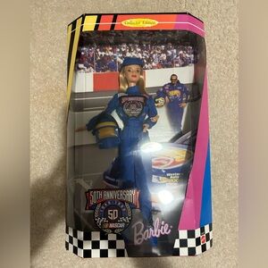 NASCAR 50th Anniversary Collector Edition Barbie Doll